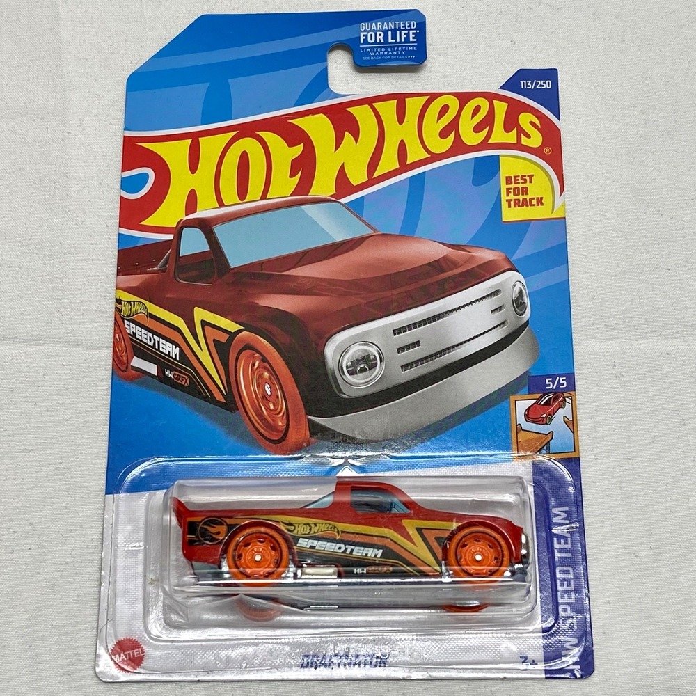 Hot Wheels Draftnator Treasure Hunt 113/250 HW Speed Team 5/5 TH Flame NIP 2021